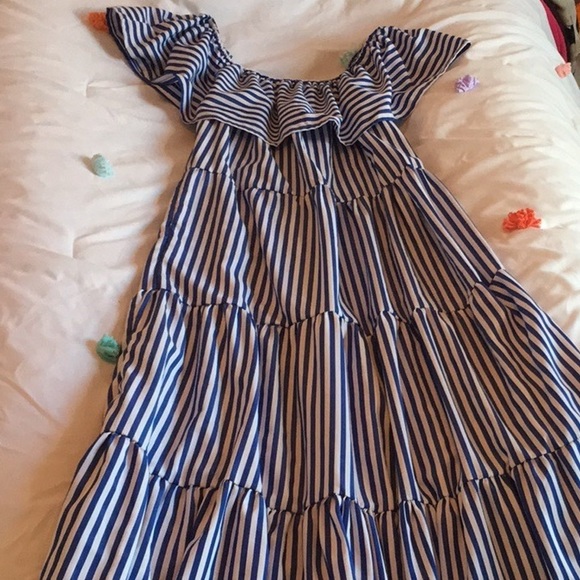 Blue and white striped maxi - Picture 5 of 5